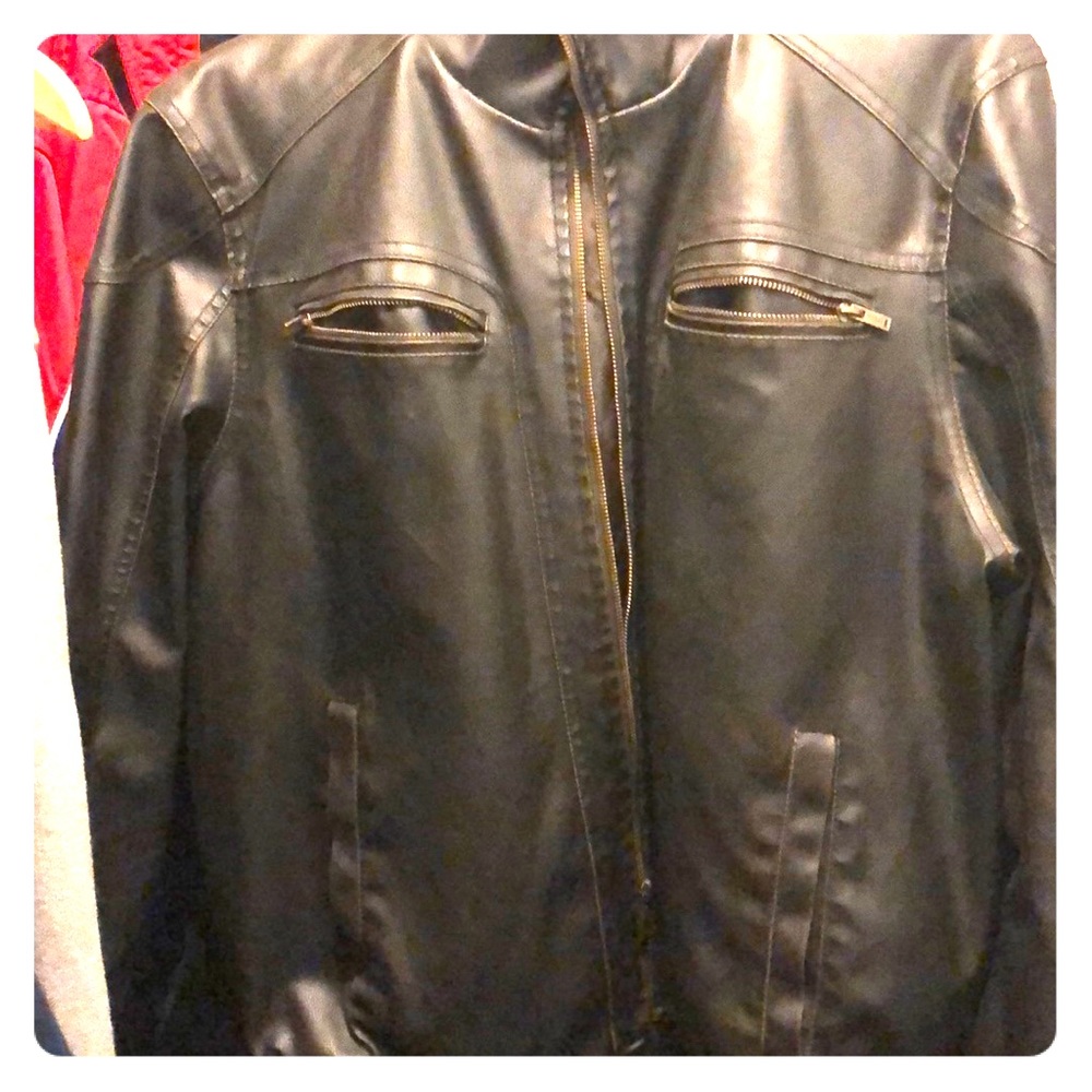 Guess leather jacket